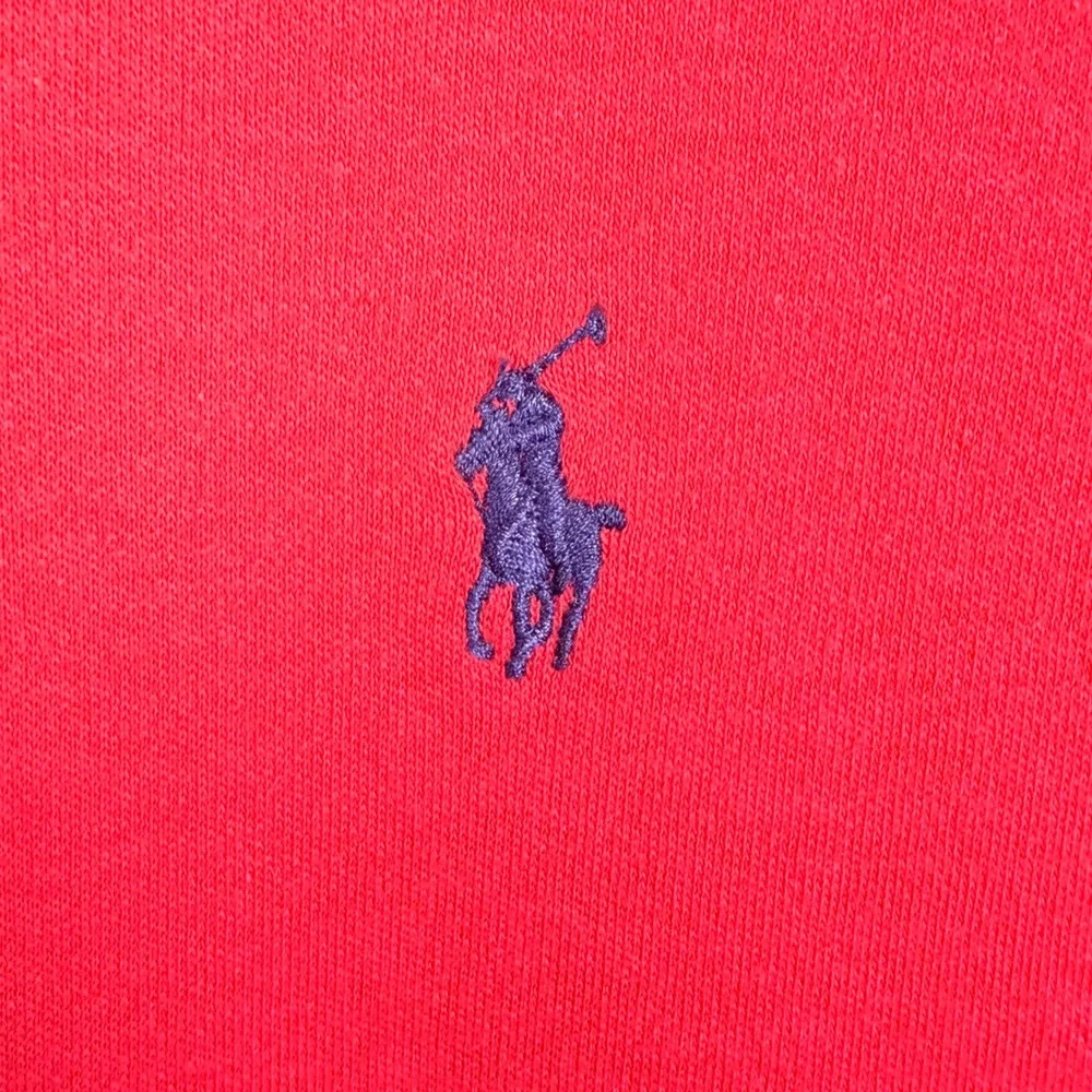 Vintage Polo Ralph Lauren Turtleneck Men XXL Red USA Made Cotton Pony Preppy